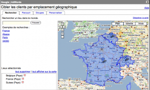 Ciblage géographique Google AdWords Ciblage géographique Google AdWords